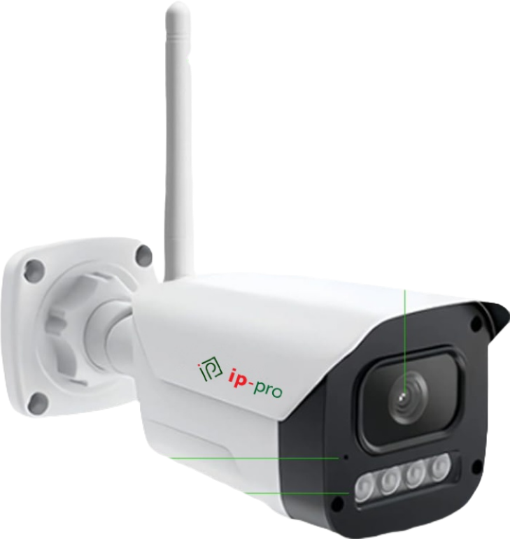 IP PRO 4G Wireless Camera with SIM support, night vision, and smart remote monitoring