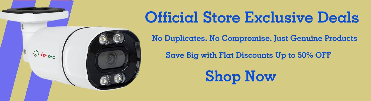 IP Pro CCTV cameras up to 50% off
